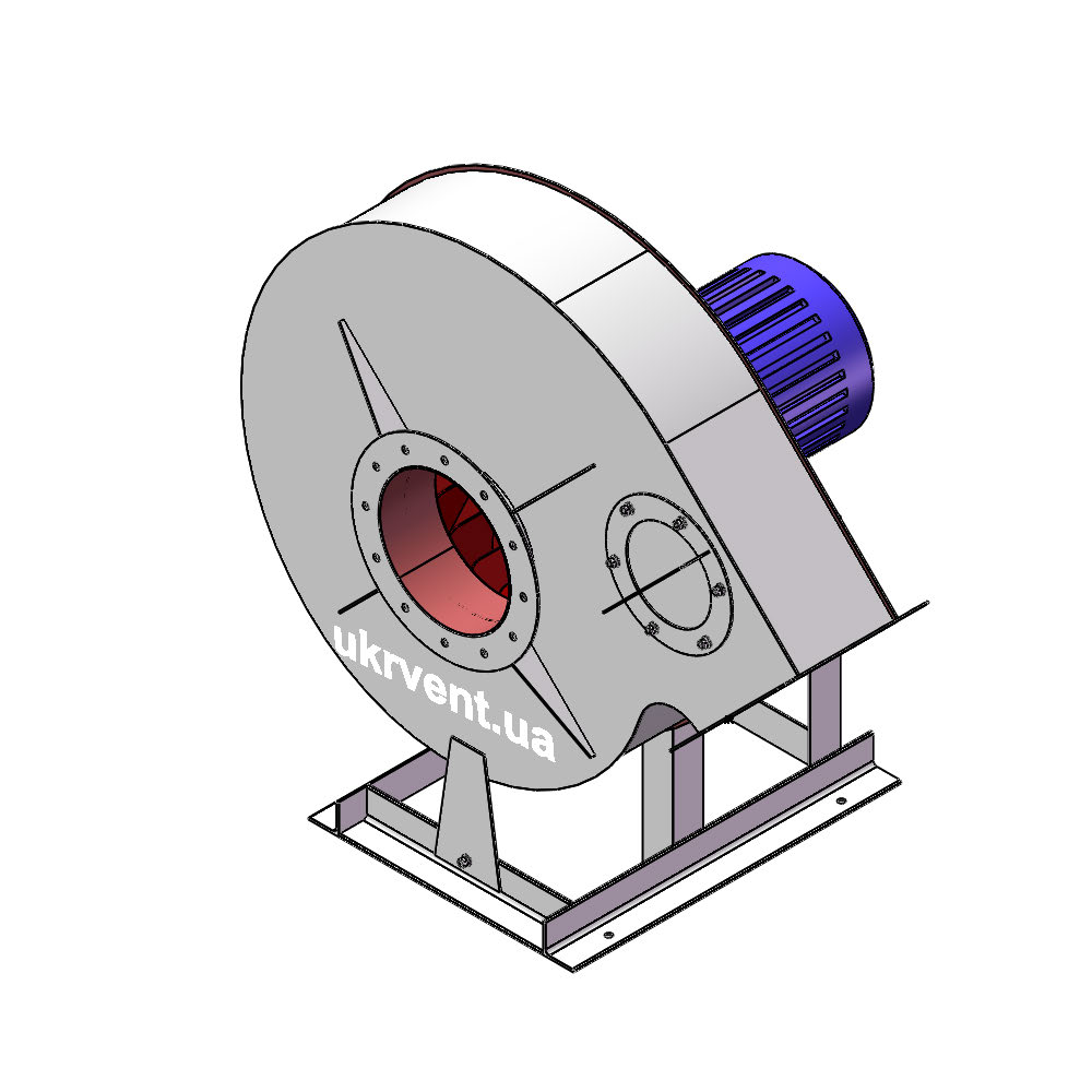 Вентилятор ВР129-28-8.1 (Dн)-1-Пр135-ОН-ст3-1081-(з дв.)7,5-1500-1460-200-У2