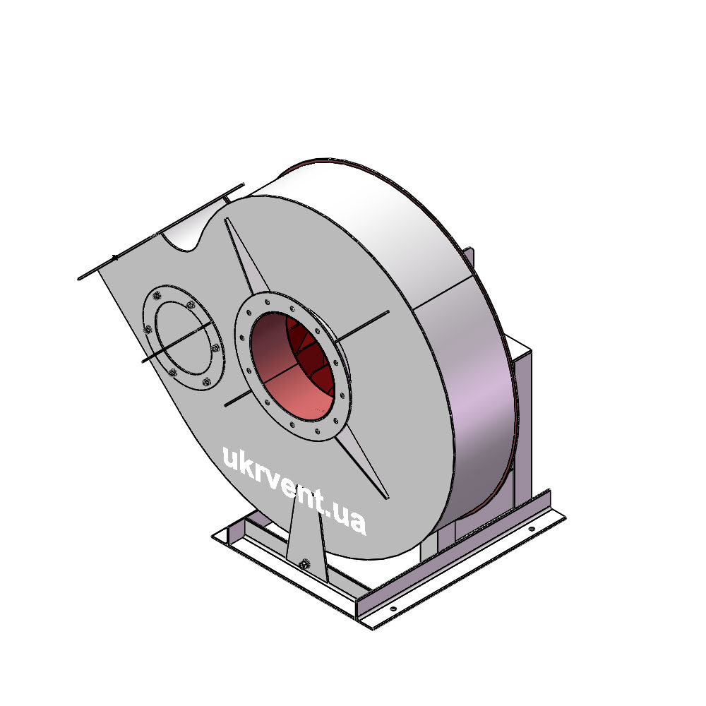 Вентилятор ВР129-28-9.2 (0,9Dн)-1-Пр315-ОН-ст3-1081-(без дв.)15-1500-1460-80-У2