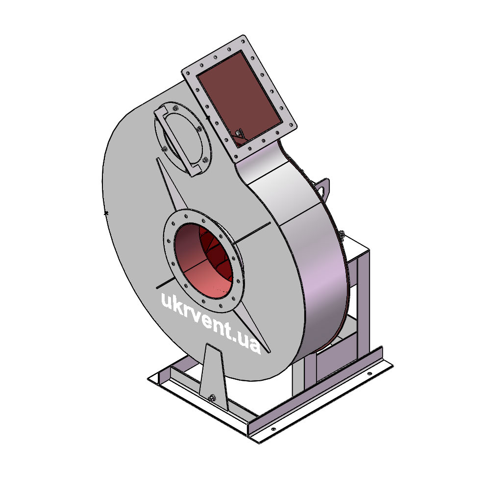 Вентилятор ВР129-28-9.2 (0,9Dн)-1-Пр45-ОН-ст3-1081-(без дв.)15-1500-1460-80-У2