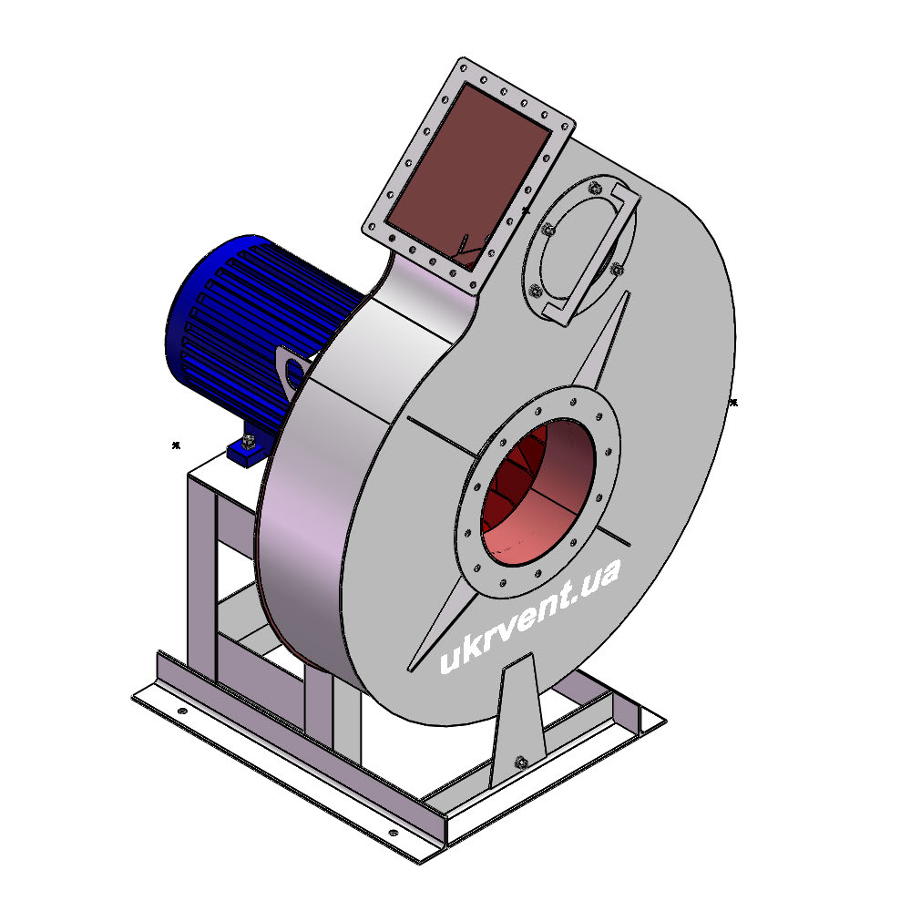 Вентилятор ВР132-28-10.2 (0,9Dн)-1-Л45-ОН-ст3-1081-(з дв.)11-1000-960-80-У2