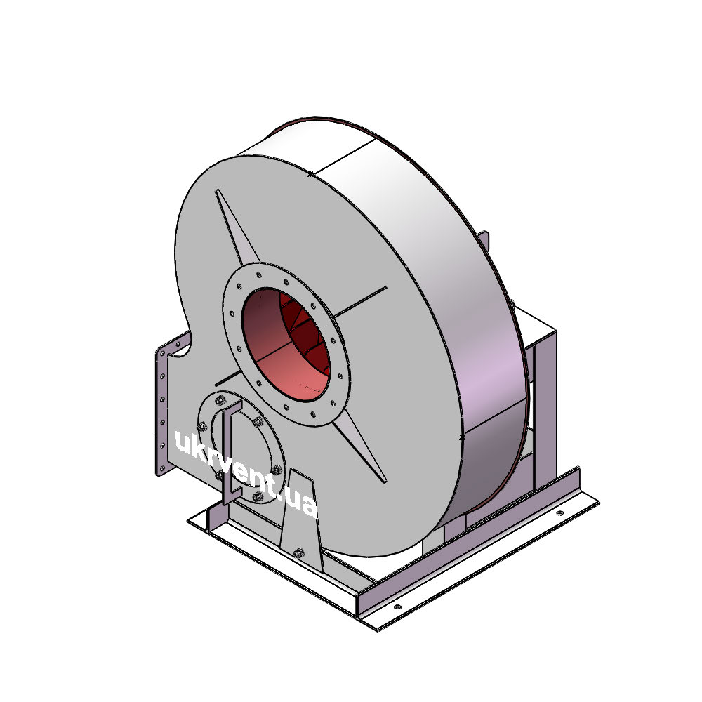 Вентилятор ВР132-28-10.2 (0,9Dн)-1-Пр270-ОН-ст3-1081-(без дв.)11-1000-960-80-У2