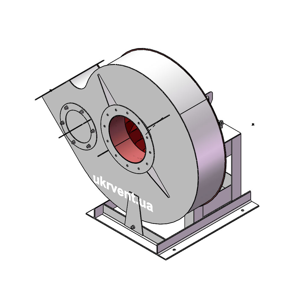 Вентилятор ВР132-28-10.2 (0,9Dн)-1-Пр315-ОН-ст3-1081-(без дв.)11-1000-960-80-У2