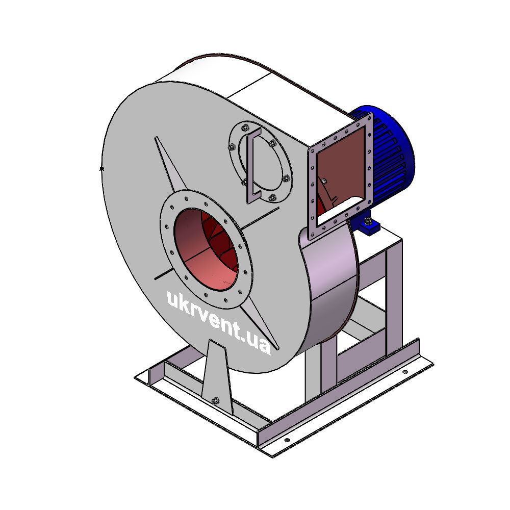 Вентилятор ВР132-28-10.2 (0,9Dн)-1-Пр90-ОН-ст3-1081-(з дв.)11-1000-960-80-У2