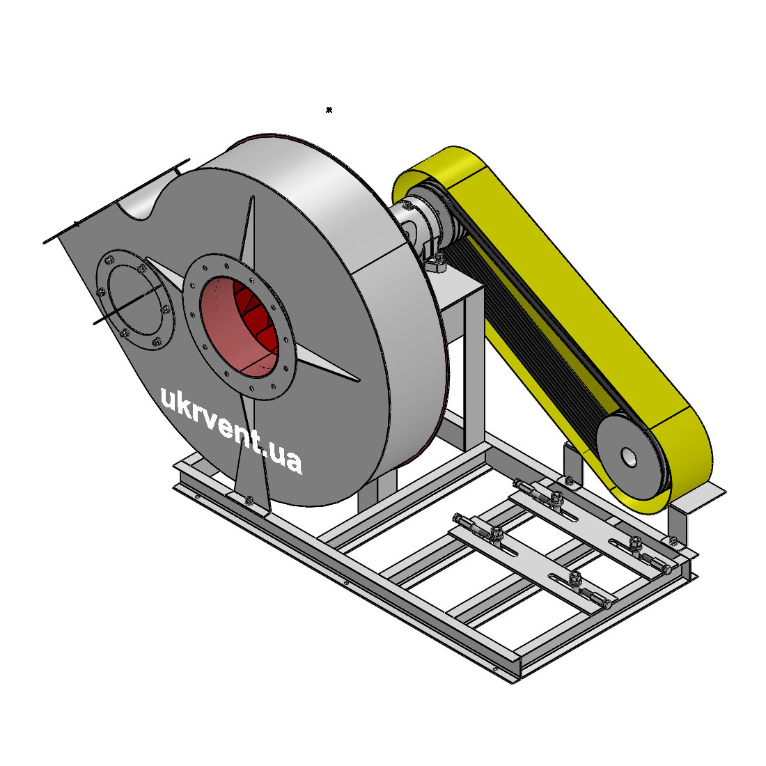 Вентилятор ВР132-28-10.1 (Dн)-5-Пр315-ОН-ст3-1081-(без дв.)30-1500-1500-80-У2