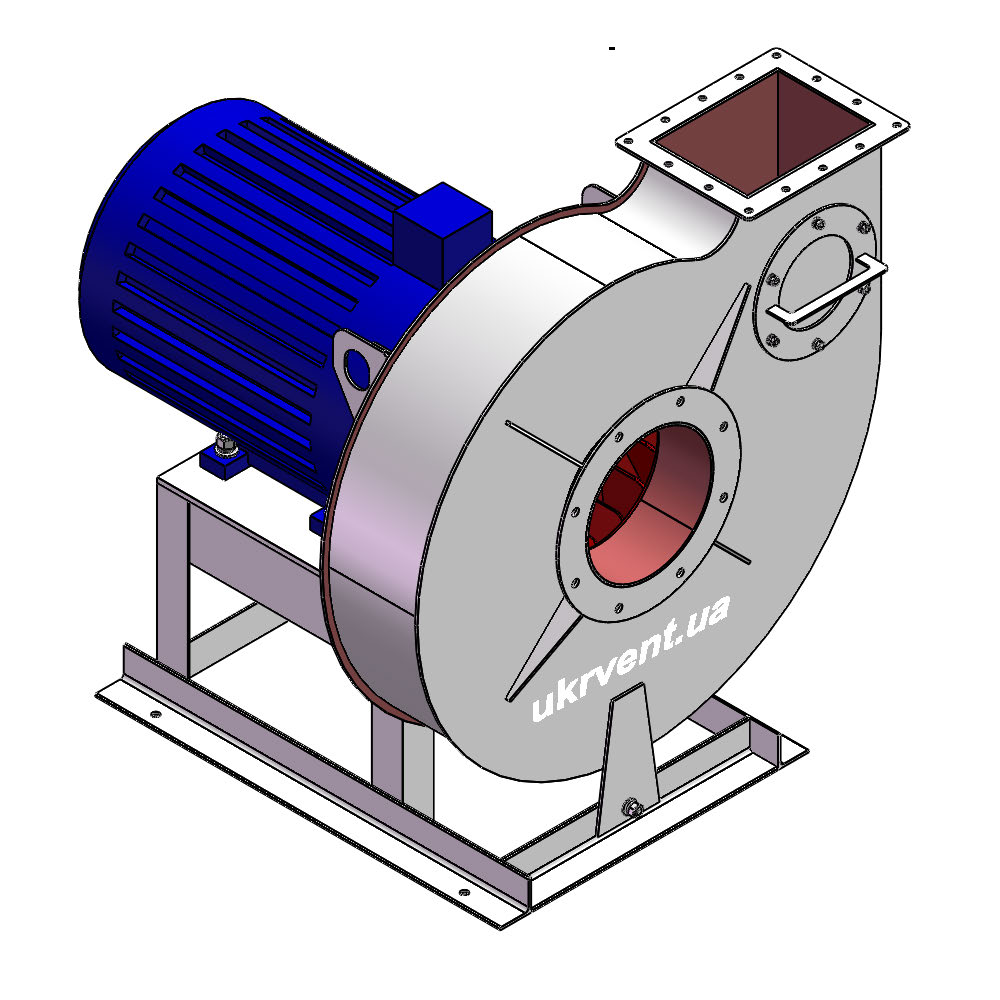 Вентилятор ВР132-28-5.2 (0,9Dн)-1-Л0-ОН-AISI430-АДЧР1081-(з дв.)5,5-3000-2870-200-У2