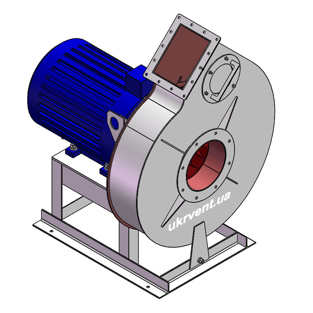 Вентилятор ВР132-28-5.2 (0,9Dн)-1-Л45-ОН-AISI430-1081-(з дв.)4-3000-2870-80-У2