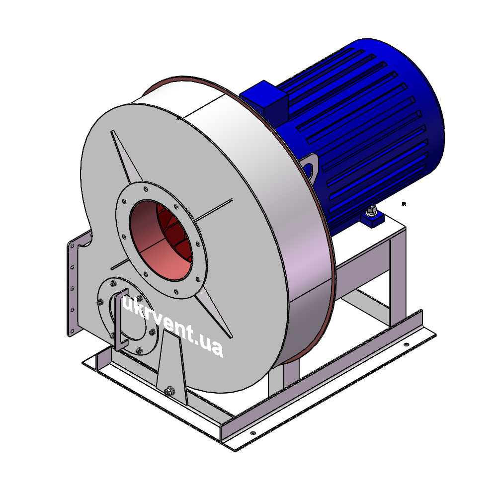 Вентилятор ВР132-28-5.2 (0,9Dн)-1-Пр270-ОН-AISI430-1081-(з дв.)4-3000-2870-80-У2