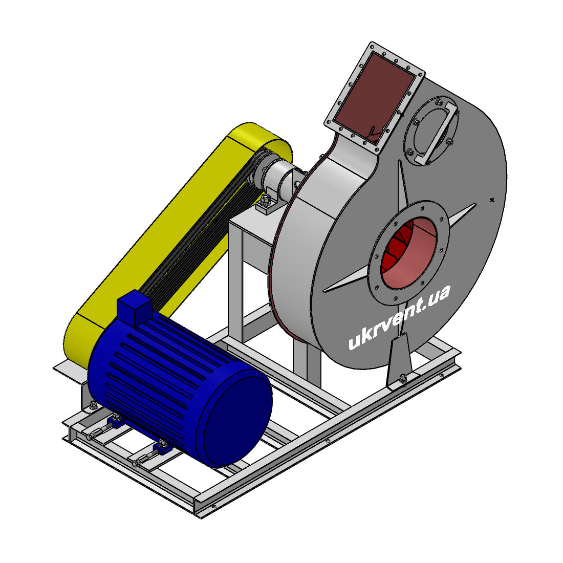 Вентилятор ВР132-28-6,3.1 (Dн)-5-Л45-ОН-ст3-1081-(з дв.)5,5-1500-1600-80-У2