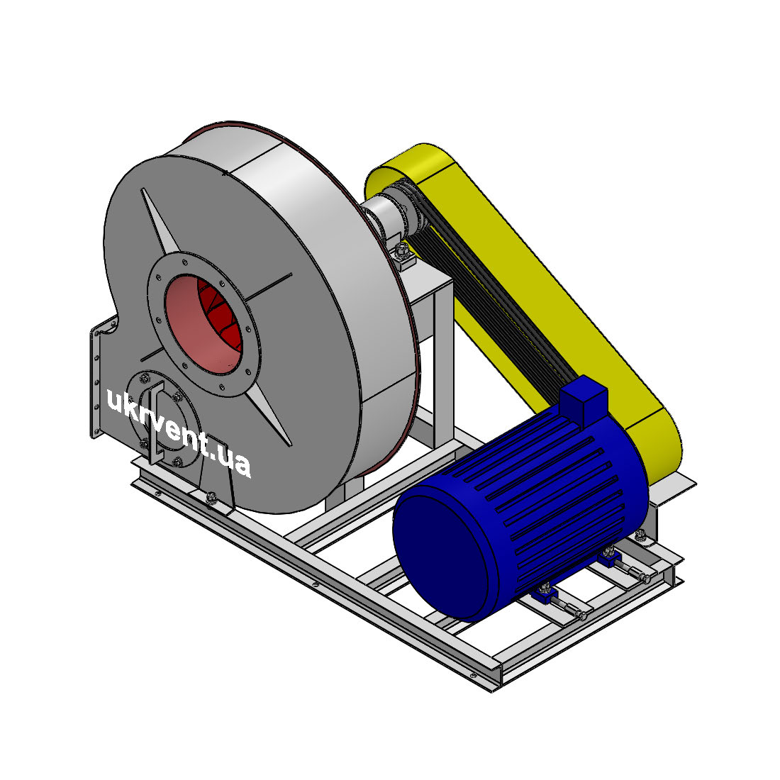 Вентилятор ВР132-28-6,3.1 (Dн)-5-Пр270-ОН-ст3-1081-(з дв.)5,5-1500-1600-80-У2