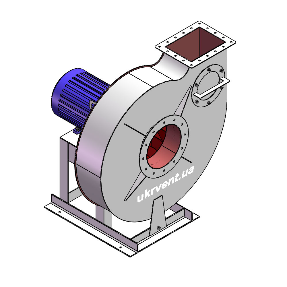 Вентилятор ВР132-28-8.2 (0,9Dн)-1-Л0-ОН-ст3-1081-(з дв.)7,5-1500-1388-80-У2