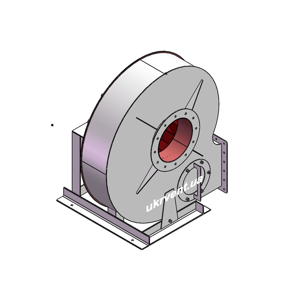Вентилятор ВР132-28-8.3 (0,95Dн)-1-Л270-ОН-ст3-1081-(без дв.)7,5-1500-1440-80-У2