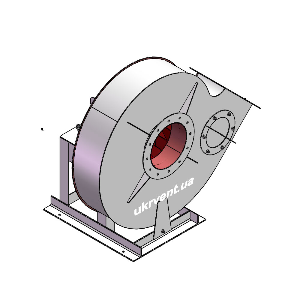 Вентилятор ВР132-28-8.3 (0,95Dн)-1-Л315-ОН-ст3-1081-(без дв.)7,5-1500-1440-80-У2