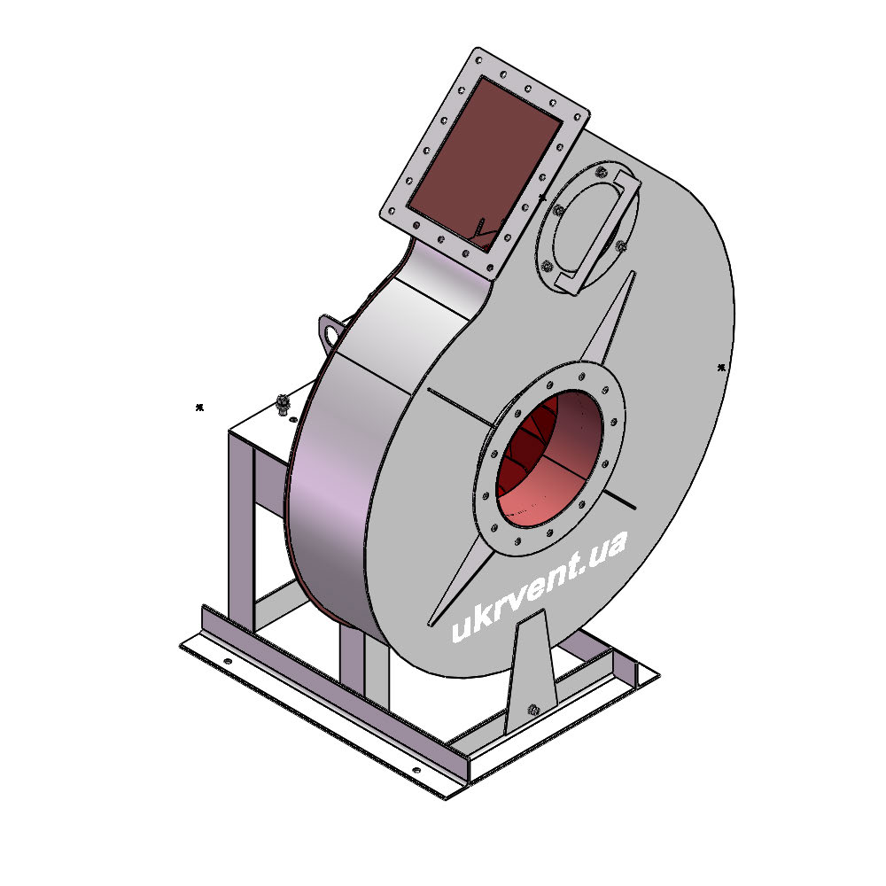 Вентилятор ВР132-28-8.3 (0,95Dн)-1-Л45-ОН-ст3-1081-(без дв.)7,5-1500-1440-80-У2