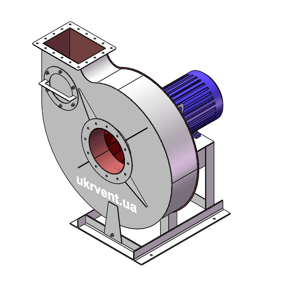 Вентилятор ВР132-28-8.2 (0,9Dн)-1-Пр0-ОН-ст3-1081-(з дв.)7,5-1500-1388-80-У2