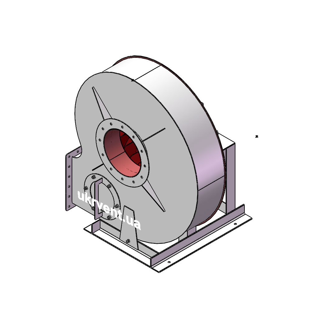 Вентилятор ВР132-28-8.3 (0,95Dн)-1-Пр270-ОН-ст3-1081-(без дв.)7,5-1500-1440-80-У2