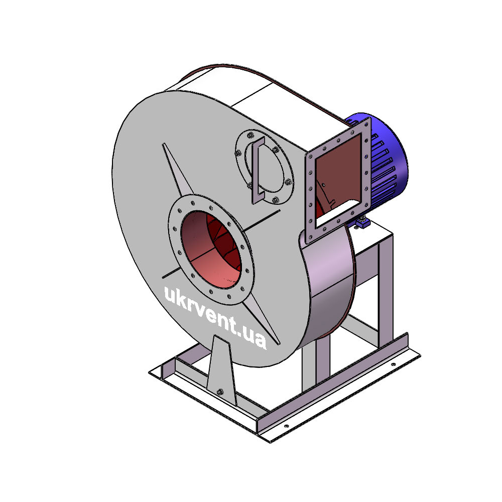 Вентилятор ВР132-28-8.2 (0,9Dн)-1-Пр90-ОН-ст3-1081-(з дв.)7,5-1500-1388-80-У2