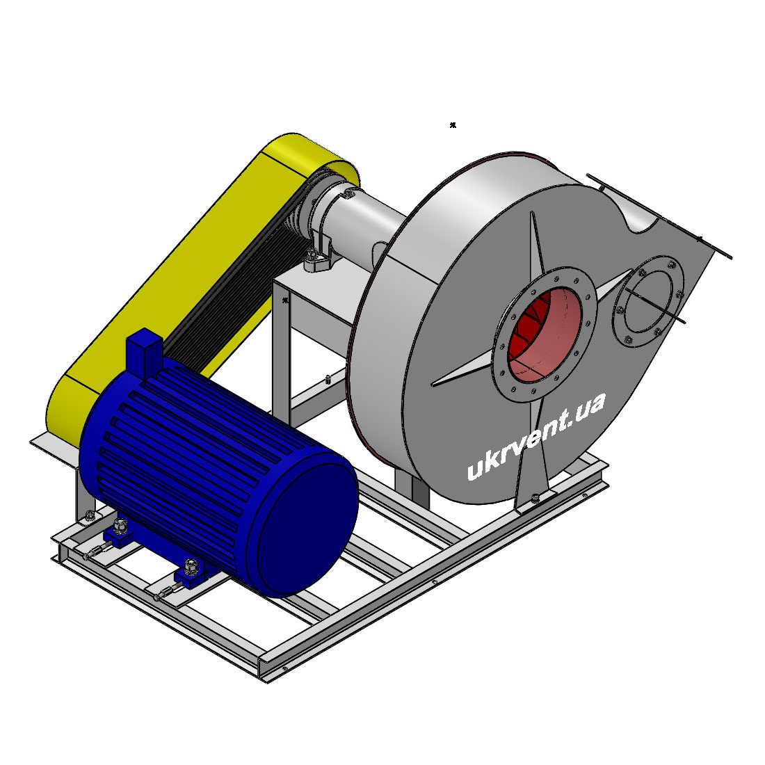 Вентилятор ВР132-28-8.1 (Dн)-5-Л315-ОН-ст3-1081-(з дв.)15-1500-1500-80-У2
