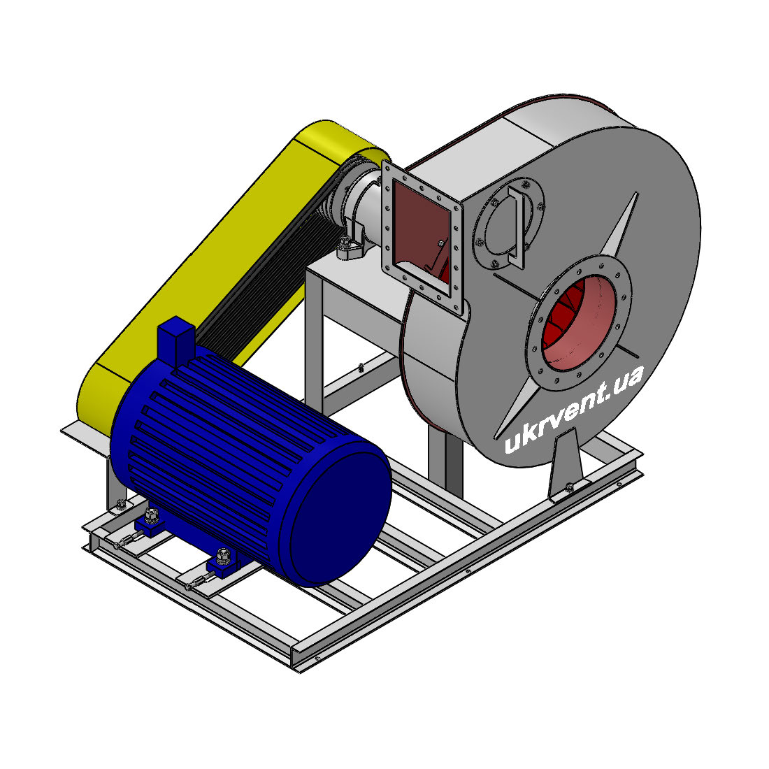 Вентилятор ВР132-28-8.1 (Dн)-5-Л90-ОН-ст3-1081-(з дв.)15-1500-1500-80-У2