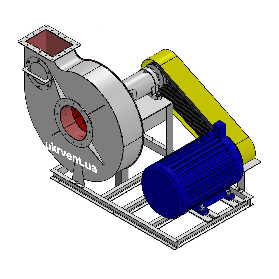 Вентилятор ВР132-28-8.1 (Dн)-5-Пр0-ОН-ст3-1081-(з дв.)15-1500-1500-80-У2