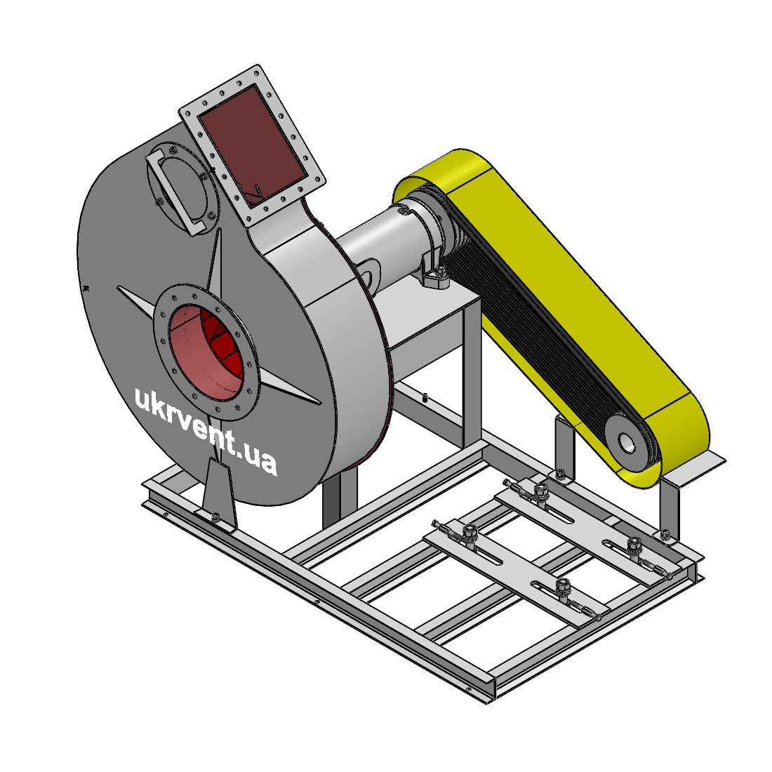 Вентилятор ВР132-28-8.1 (Dн)-5-Пр45-ОН-ст3-1081-(без дв.)15-1500-1500-80-У2