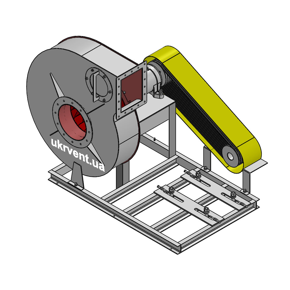 Вентилятор ВР132-28-8.1 (Dн)-5-Пр90-ОН-ст3-1081-(без дв.)15-1500-1500-80-У2