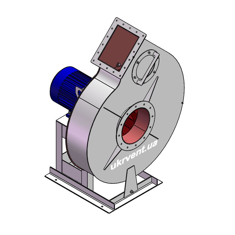 Вентилятор ВР132-28-9.2 (0,9Dн)-1-Л45-ОН-ст3-1081-(з дв.)15-1500-1460-80-У2