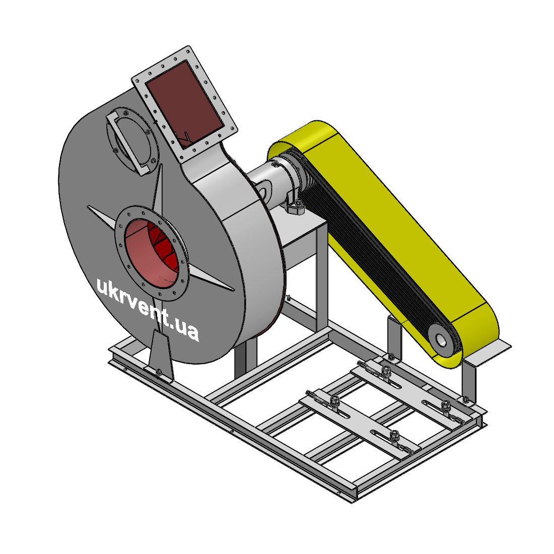 Вентилятор ВР132-28-9.1 (Dн)-5-Пр45-ОН-ст3-1081-(без дв.)22-1500-1600-80-У2