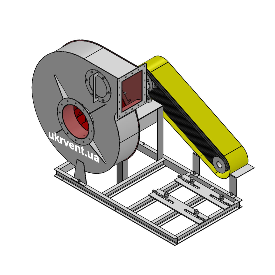 Вентилятор ВР132-28-9.1 (Dн)-5-Пр90-ОН-ст3-1081-(без дв.)22-1500-1600-80-У2