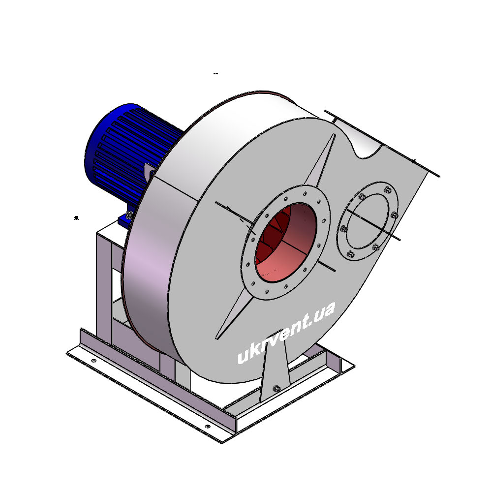 Вентилятор ВР132-30-10.2 (0,9Dн)-1-Л315-ОН-ст3-1081-(з дв.)11-1000-960-80-У2