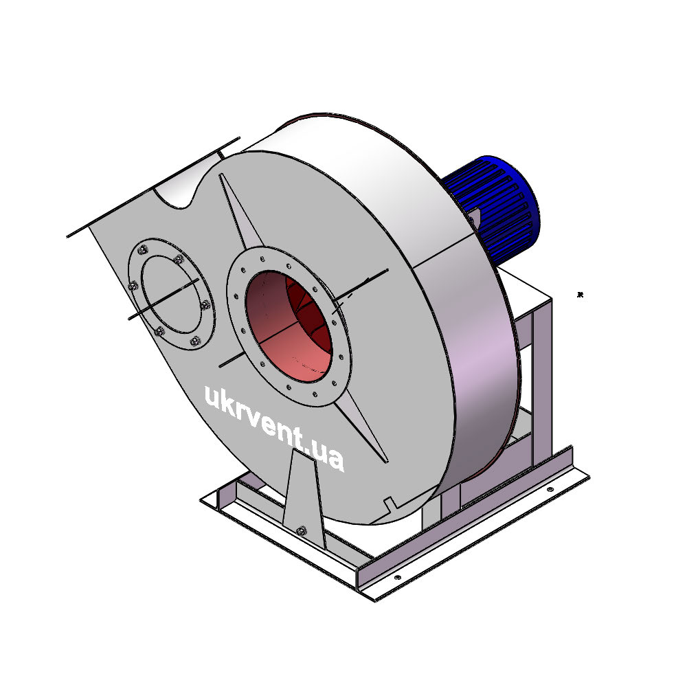 Вентилятор ВР132-30-11,2.2 (0,9Dн)-1-Пр315-ОН-ст3-1081-(з дв.)11-1000-970-80-У2