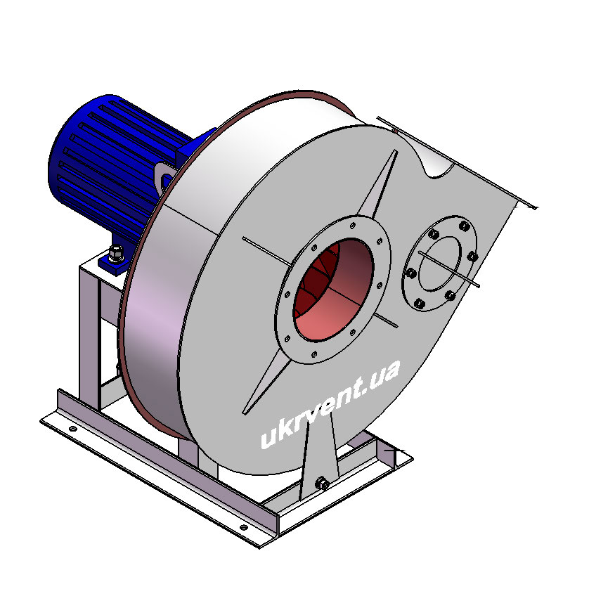 Вентилятор ВР132-30-4.3 (0,95Dн)-1-Л315-ВЗ-AISI316Ti-АДЧР1081-(з дв.)1,5-3000-2820-200-У2