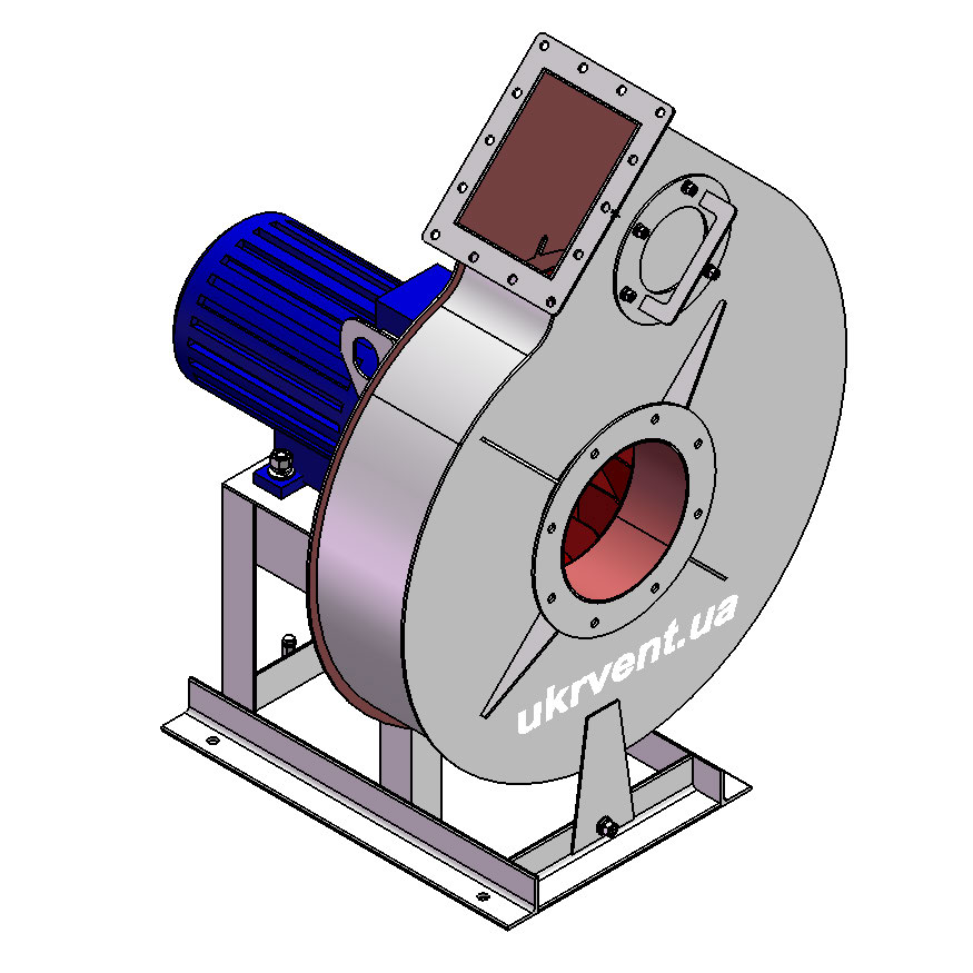 Вентилятор ВР132-30-4.2 (0,9Dн)-1-Л45-ВЗ-AISI316Ti-АДЧР1081-(з дв.)1,5-3000-2820-200-У2