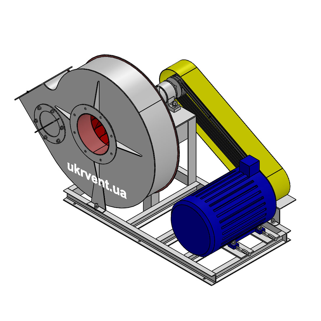 Вентилятор ВР132-30-6,3.1 (Dн)-5-Пр315-ОН-ст3-1081-(з дв.)5,5-1500-1600-80-У2