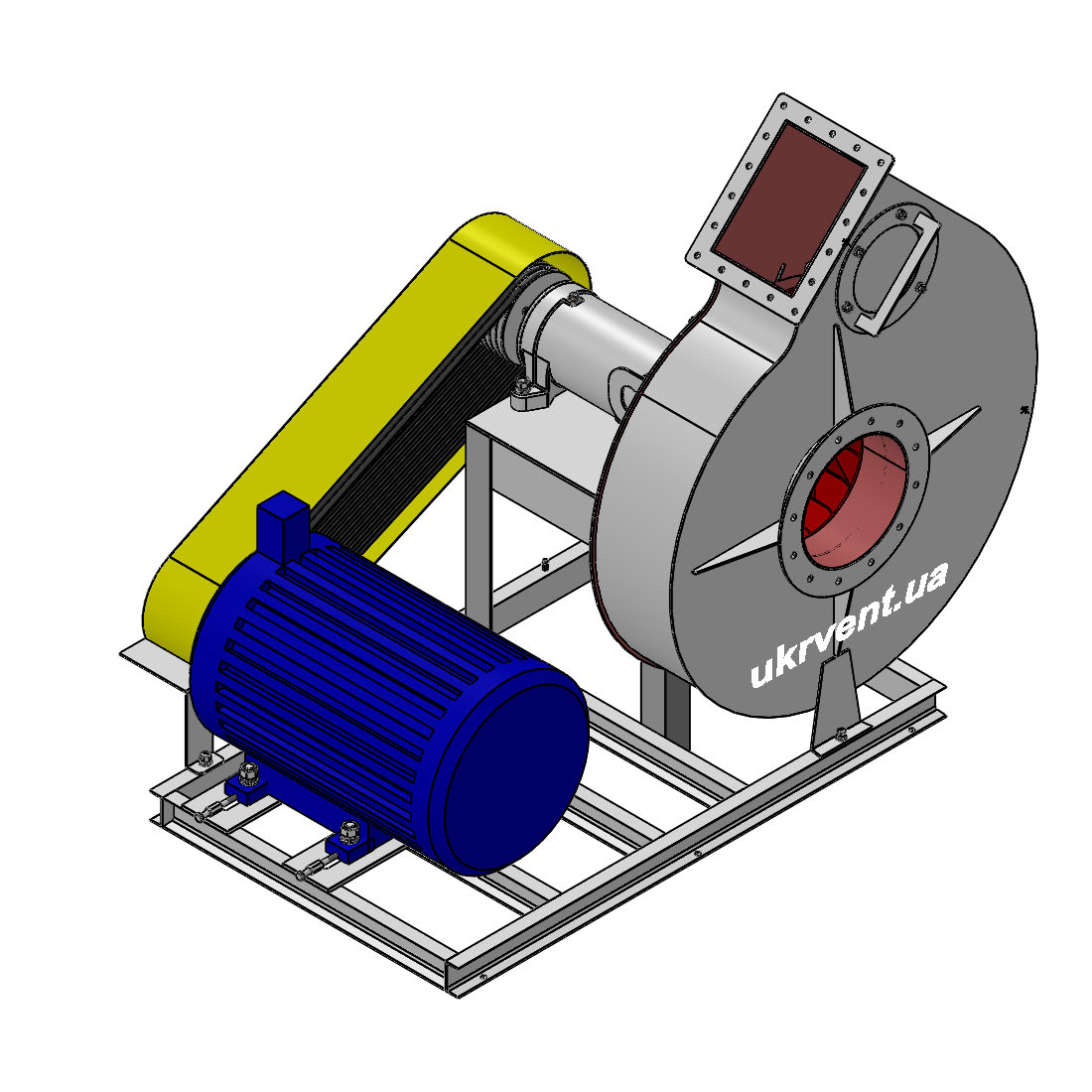 Вентилятор ВР132-30-8.1 (Dн)-5-Л45-ОН-ст3-1081-(з дв.)15-1500-1500-80-У2