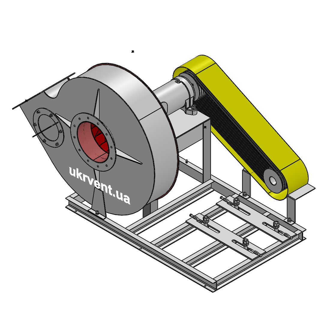 Вентилятор ВР132-30-8.1 (Dн)-5-Пр315-ОН-ст3-1081-(без дв.)15-1500-1500-80-У2