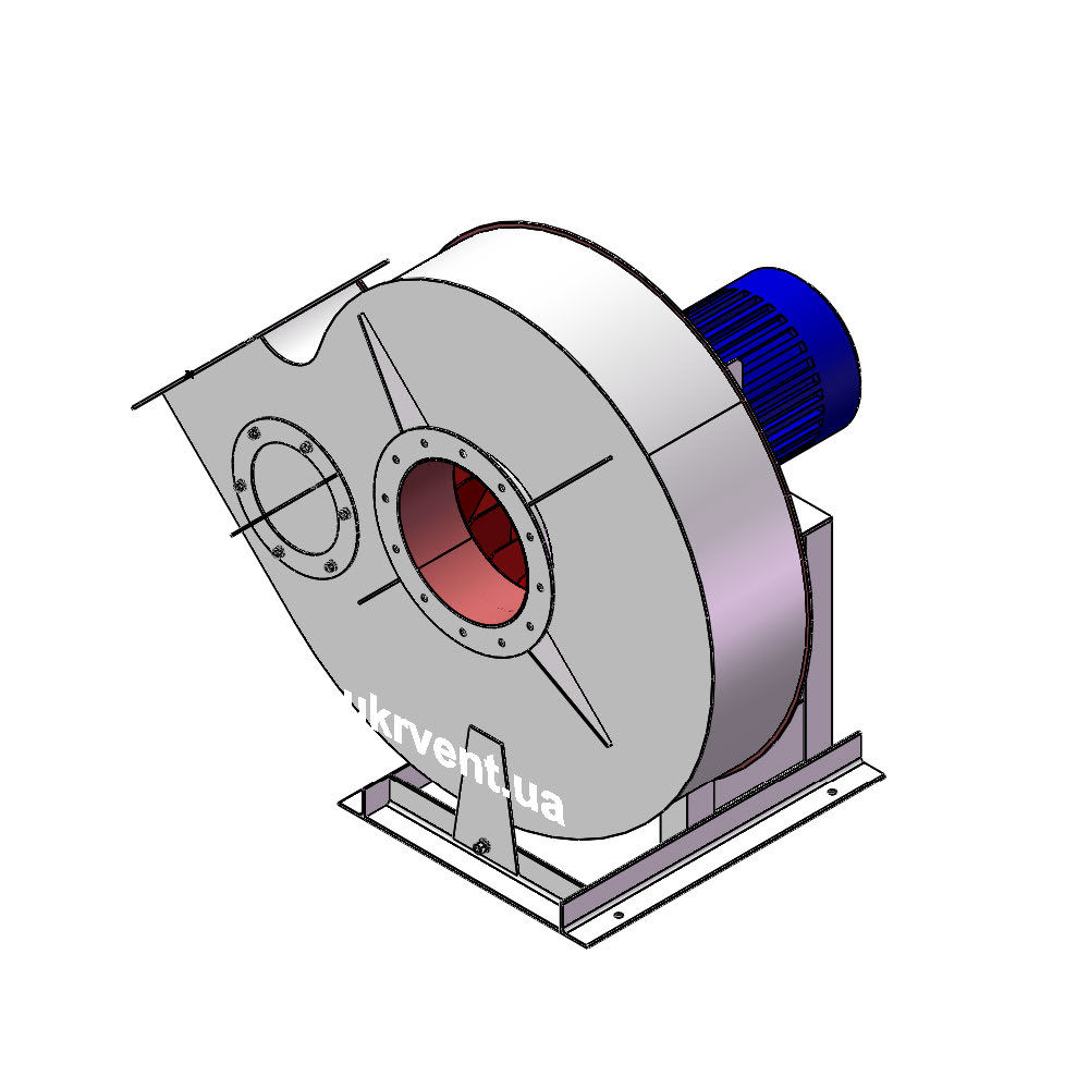Вентилятор ВР132-30-9.2 (0,9Dн)-1-Пр315-ОН-ст3-1081-(з дв.)15-1500-1460-80-У2