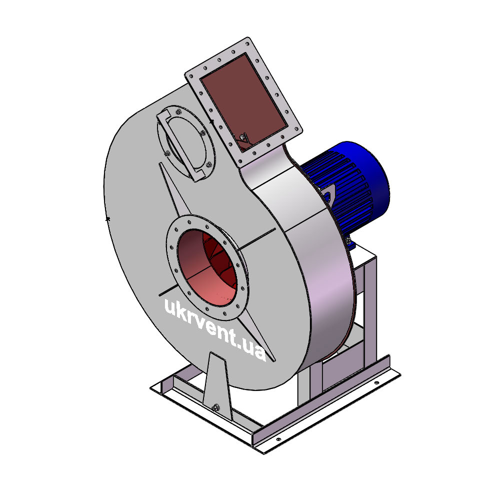 Вентилятор ВР132-30-9.2 (0,9Dн)-1-Пр45-ОН-ст3-1081-(з дв.)15-1500-1460-80-У2