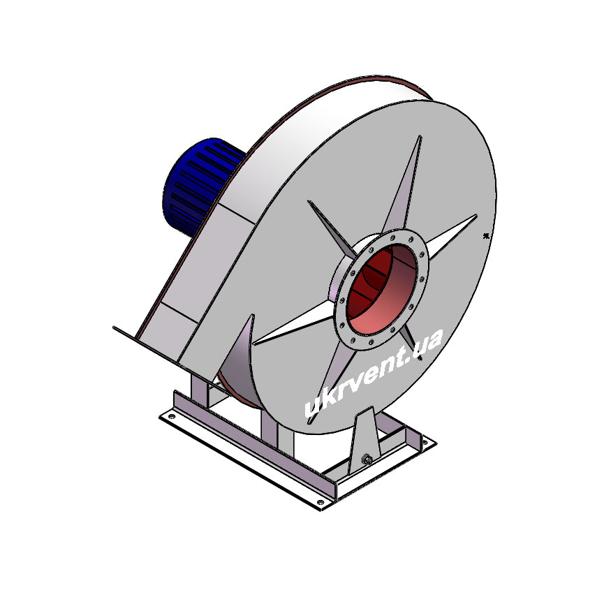 Вентилятор ВР154-21-6,3.1 (Dн)-1-Л135-ОН-ст3-1081-(з дв.)3-1500-1395-80-У2