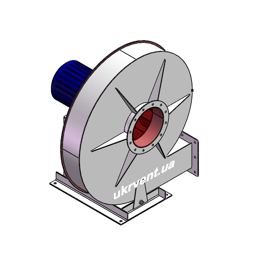 Вентилятор ВР154-21-6,3.1 (Dн)-1-Л270-ОН-ст3-1081-(з дв.)3-1500-1395-80-У2