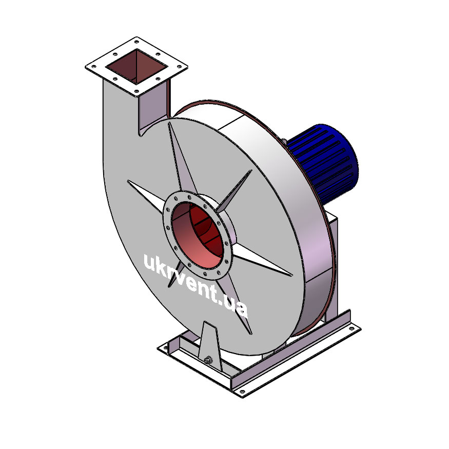 Вентилятор ВР154-21-6,3 з двигуном 3кВт 1500об/хв