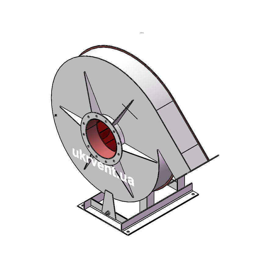 Вентилятор ВР154-21-6,3.1 (Dн)-1-Пр135-ОН-ст3-1081-(без дв.)3-1500-1395-80-У2