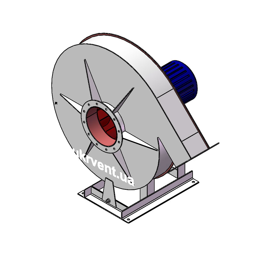 Вентилятор ВР154-21-6,3.1 (Dн)-1-Пр135-ОН-ст3-1081-(з дв.)3-1500-1395-80-У2
