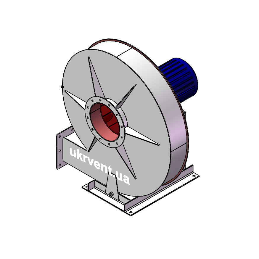 Вентилятор ВР154-21-6,3.1 (Dн)-1-Пр270-ОН-ст3-1081-(з дв.)3-1500-1395-80-У2