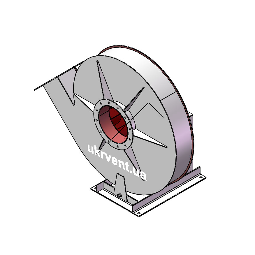 Вентилятор ВР154-21-6,3.1 (Dн)-1-Пр315-ОН-ст3-1081-(без дв.)4-1500-1395-200-У2