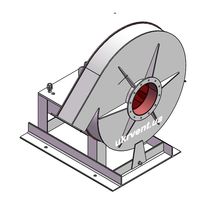 Вентилятор ВР154-21-8.1 (Dн)-1-Л135-ОН-ст3-1081-(без дв.)55-3000-2960-80-У2