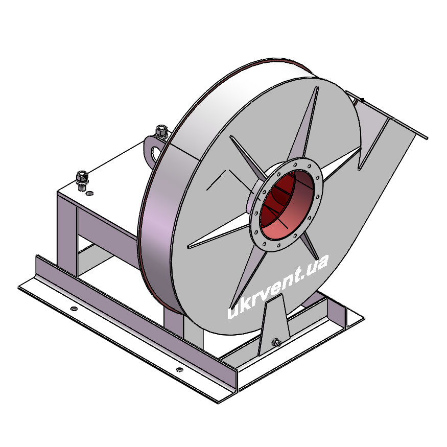 Вентилятор ВР154-21-8.1 (Dн)-1-Л315-ОН-ст3-1081-(без дв.)55-3000-2960-80-У2