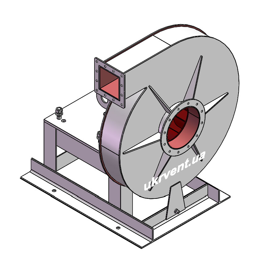 Вентилятор ВР154-21-8.1 (Dн)-1-Л90-ОН-ст3-1081-(без дв.)55-3000-2960-80-У2