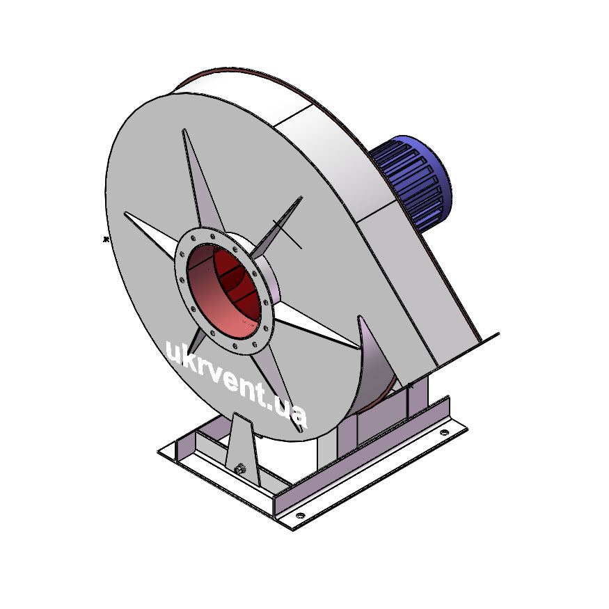 Вентилятор ВР154-21-8.1 (Dн)-1-Пр135-ОН-ст3-1081-(з дв.)7,5-1500-1440-80-У2