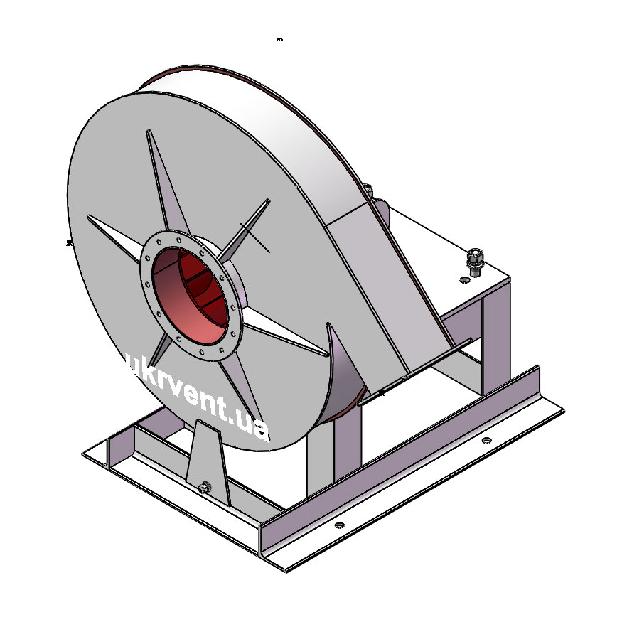 Вентилятор ВР154-21-8.1 (Dн)-1-Пр135-ОН-ст3-1081-(без дв.)55-3000-2960-80-У2