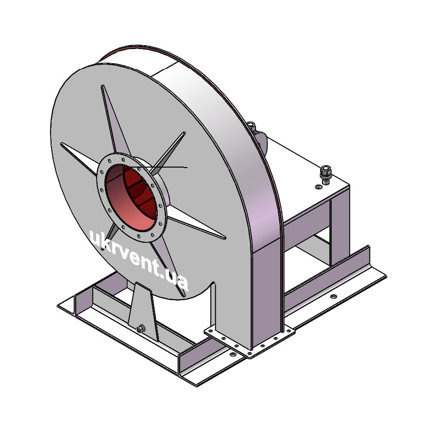 Вентилятор ВР154-21-8.1 (Dн)-1-Пр180-ОН-ст3-1081-(без дв.)55-3000-2960-80-У2